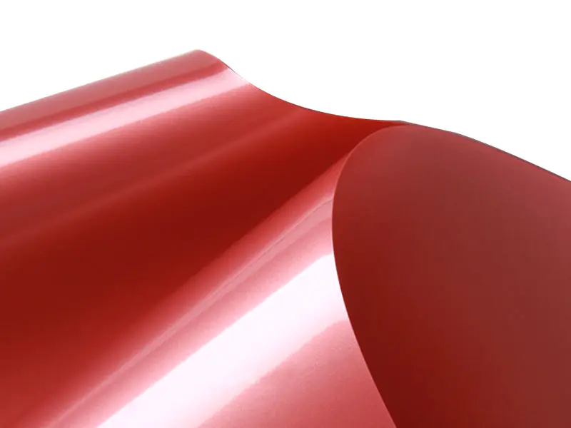 Czerwona rozciągliwa folia sufitowa PVC-12